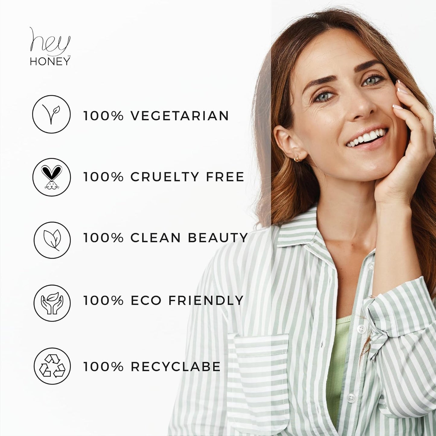 Hey Honey Skincare Relax, Instant Rosacea Treatment & Face Redness Relief - Dermatologically Tested Calming Moisturizer for Sensitive Skin Oil- Free with Honey & Propolis Anti-Aging Benefits | 2.2 Oz