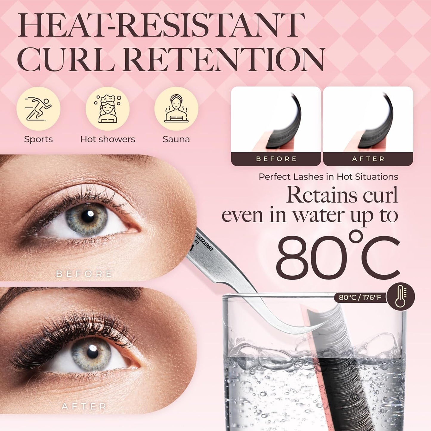 LASHVIEW Classic Lash Extensions 0.03-0.20 J/B/L/C/CC/D Curl 8-16mm Mixed & Single Length Tray, Soft Matte Dark Professional Eyelashes Extension(0.15 CC 8-16mm)