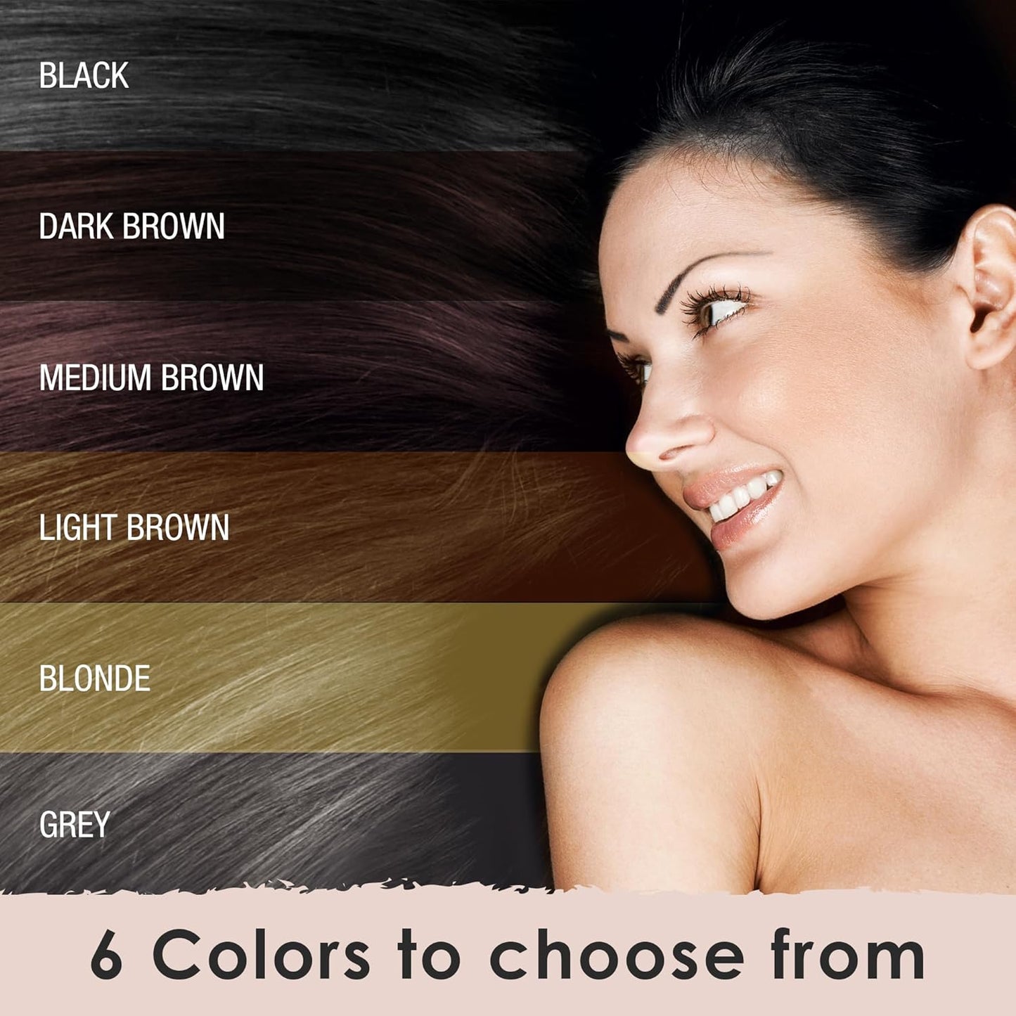 Hair Fibers for Thinning Hair For Women, Men. Plant-Based Formula for Instant Hairline & Bald Spot Coverage. Non-Itchy, Easy to Wash Out (Medium Brown)