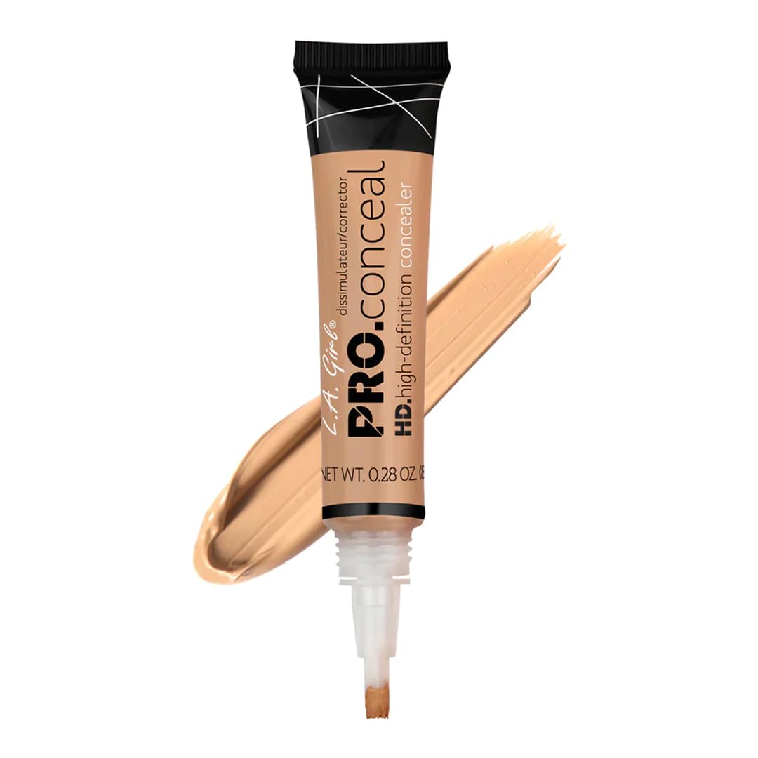 L.A. Girl Pro Conceal HD Concealer, Pure Beige, 0.28 Ounce