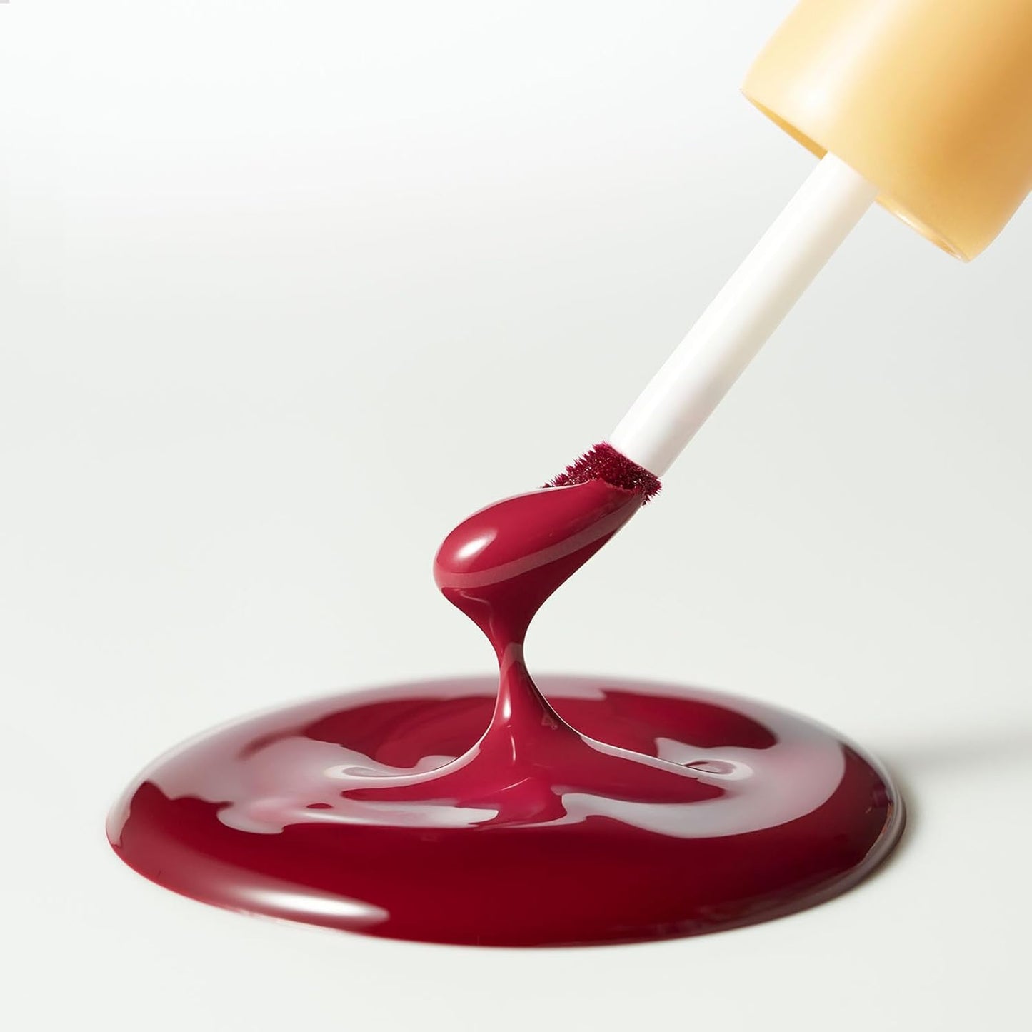 Laka Fruity Glam Lip Tint Mini, Glowing Lip Stain with Wide Color Spectrum, Hydrating & Lightweight Texture, Long-Lasting Bold Stain, Non-Sticky, Vegan, K-Beauty (#121 Ash Nut)