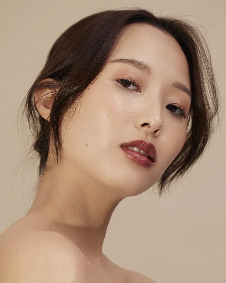 Henné Organics Luxury Lip Tint - Moisturizing, Sheer Natural Color - Nightfall (Dark Red)