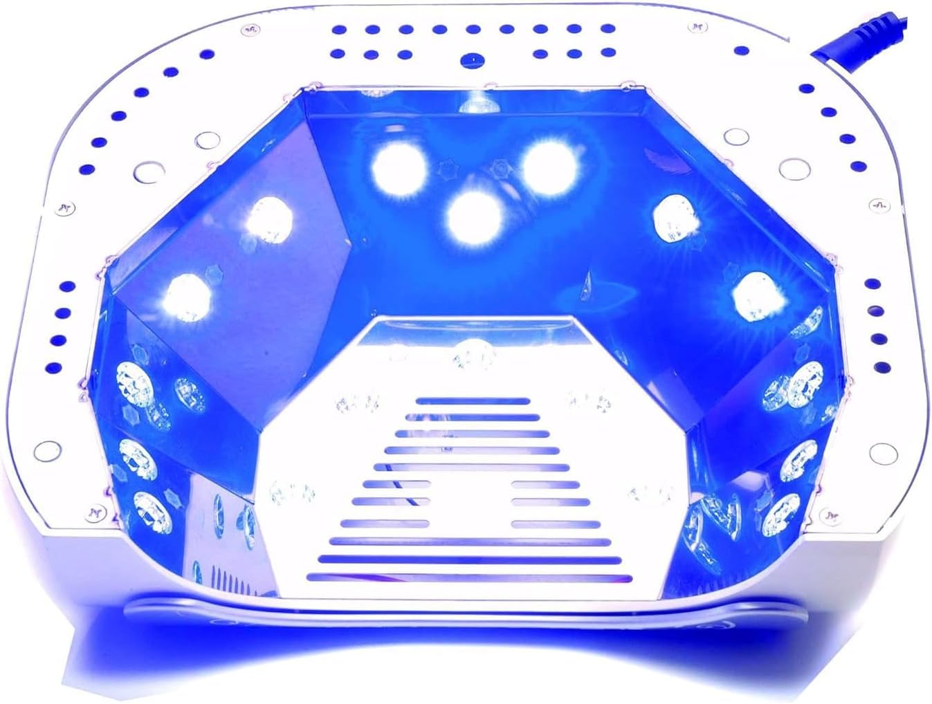 Gelish 18G Classic LED Light - Professional Nail Curing Lamp for Home or Salon Use, Fast-Drying 36W, Corded, SafeLight™ Technology, Ergonomic Design, Pedicure-Friendly.