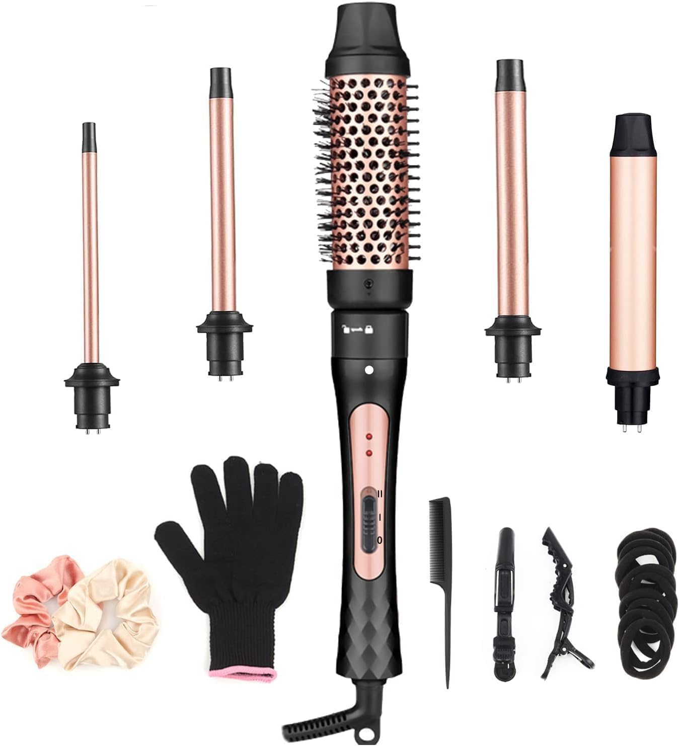 JAETON Hair Curling Wand Iron Curling Iron Set Hair Curler Set (M)