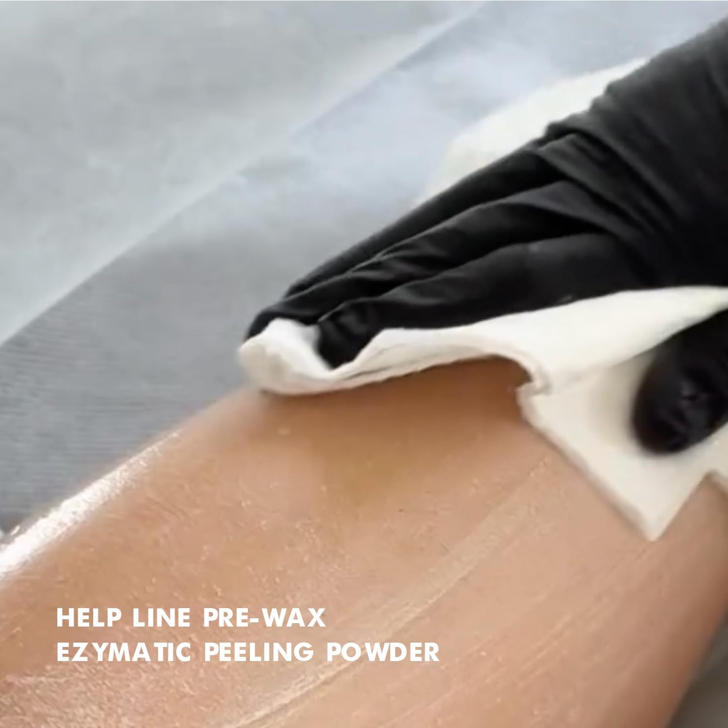 Italwax Help Line Enzymatic Peeling Powder 1.06 oz (30g) – Gentle Facial Exfoliant with Papain and Bromelain – Pre-Waxing Skincare – For Professional and Home Use