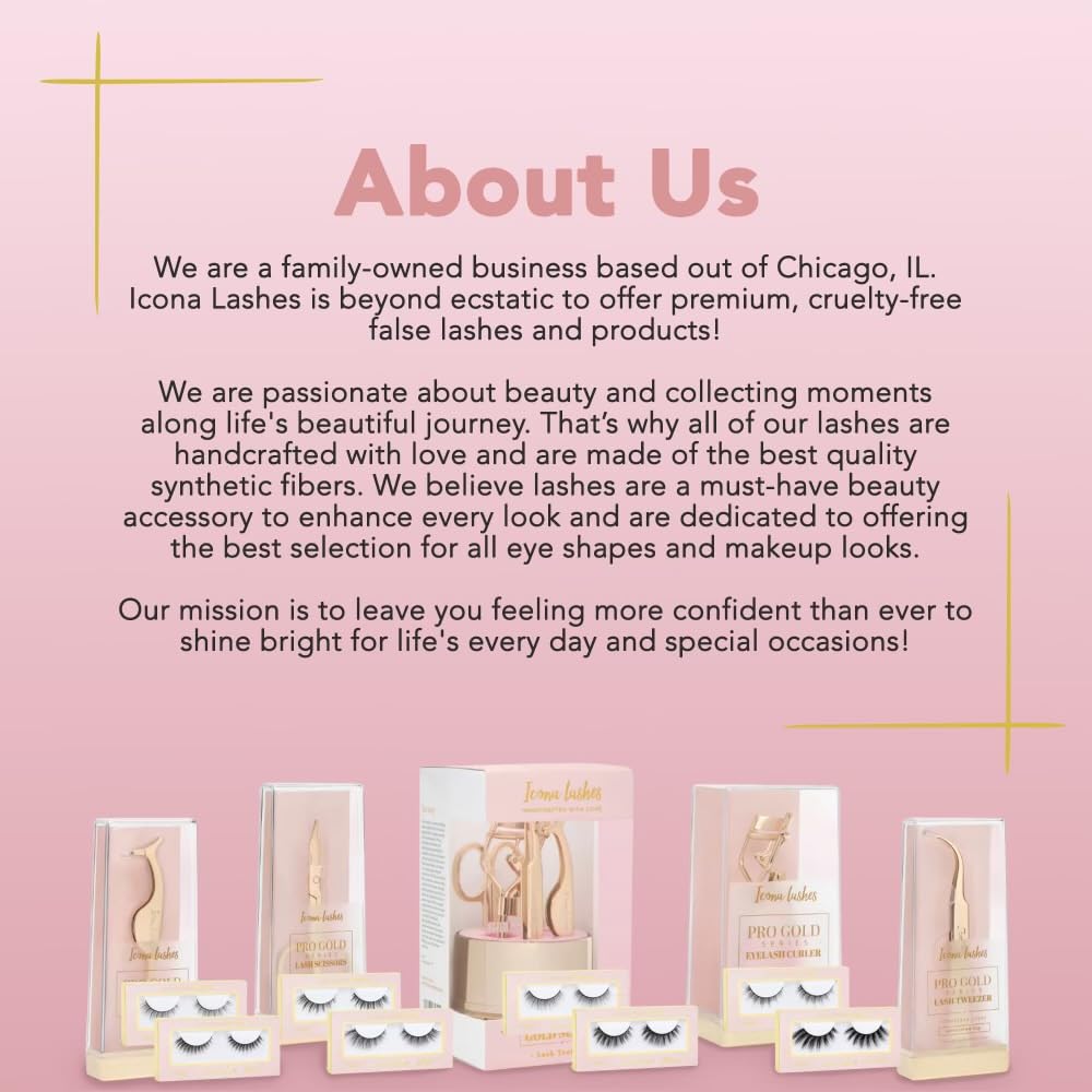 Hair Removal & Eyelash Tweezer - J-curved Tip for Precise Plucking - Applicator Tool for False Eyelash Clusters & Lash Extensions - 24K Gold Plating, Stainless Steel - Case Included