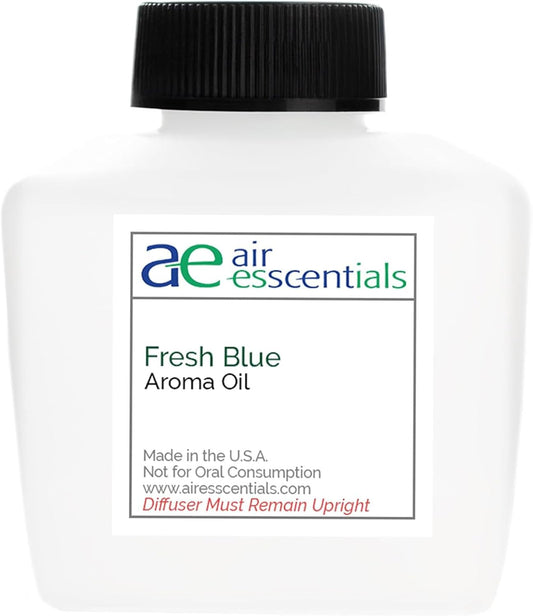 Fresh Blue Aroma Oil, Essential Oils Blend for Diffusers & Scent Machines, Mandarin, Ozone, and Cardamom Blend, Aromatherapy, Cold Air Diffuser Compatible, 100 mL