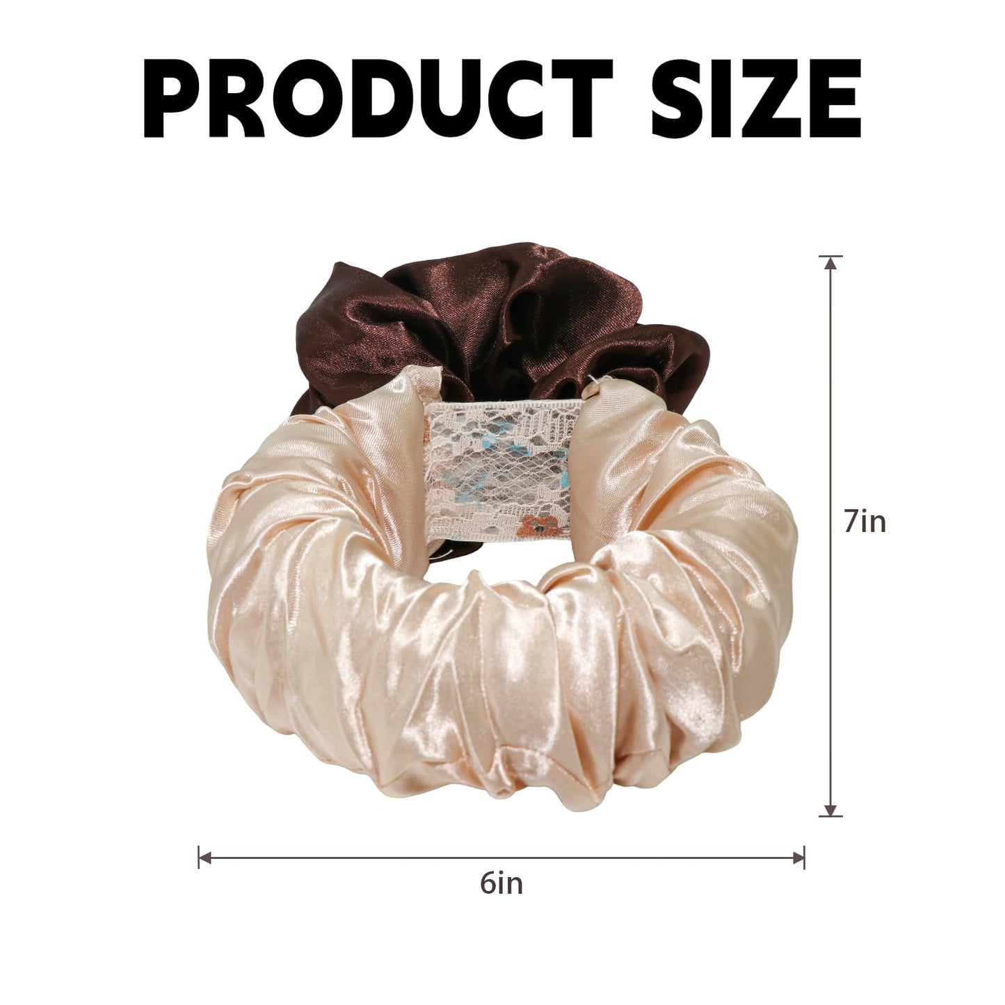 Heatless Hair Curler, Hair Curlers Overnight to Sleep In, Heatless Curling Scrunchie for Women Soft Silk Lazy Rollers Headband for Long Hair Overnight (Rainbow, 1PCS)