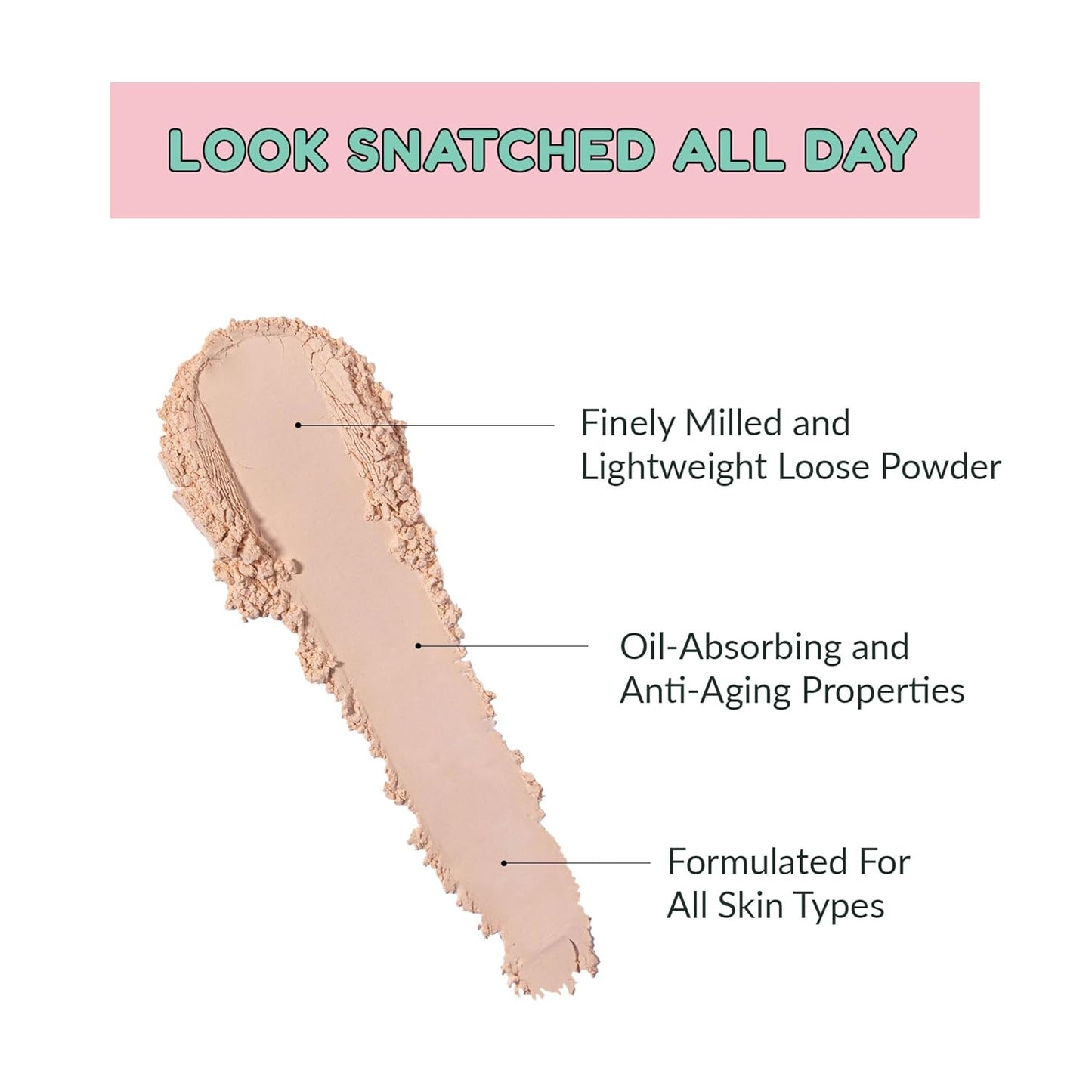 Kimchi Chic Beauty Puff Puff Pass Set and Bake Setting Powder for Makeup, Extra Fluffy Loose Face Powder Poof, Soft Natural Face Makeup for Uneven Skin Tone, 03 Translucent