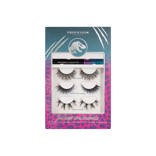 Jurassic World 3pc Lash Set Makeup Collection