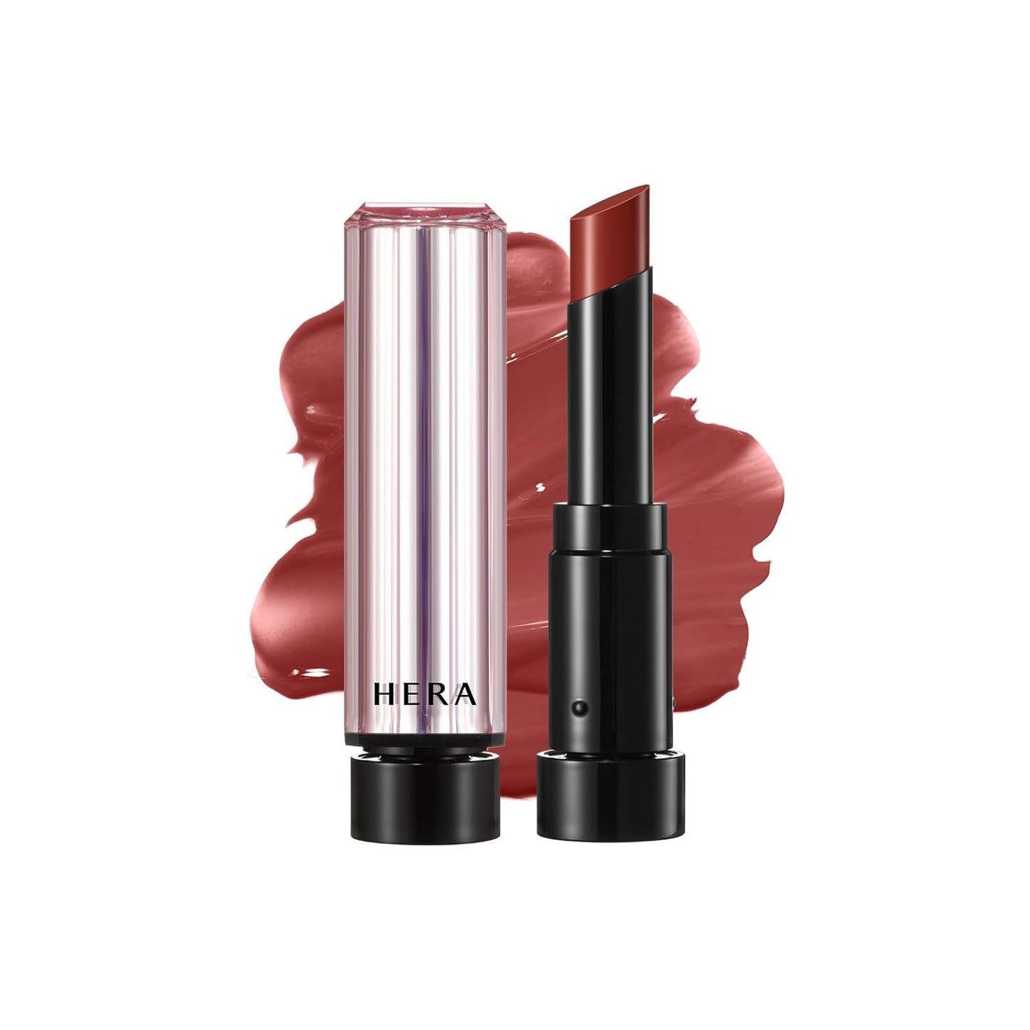 HERA Sensual Tinted Shine Stick 3.5g #498 ANGELS KISS | 12HR Long-lasting Lipstick, Sheer & Buildable Lip Tint Stain, Hydrating Formula with Vitamin E, Smooth Finish and Luxurious Korean Makeup