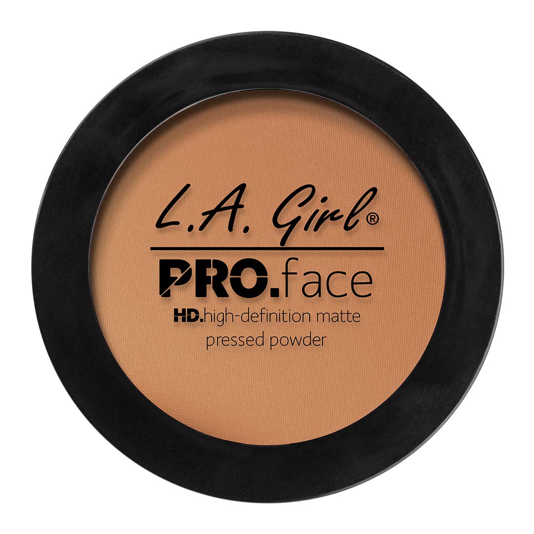 L.A. Girl Pro Face HD Matte Pressed Powder, Toffee, 0.25 Ounce (Pack of 3) (GPP613)