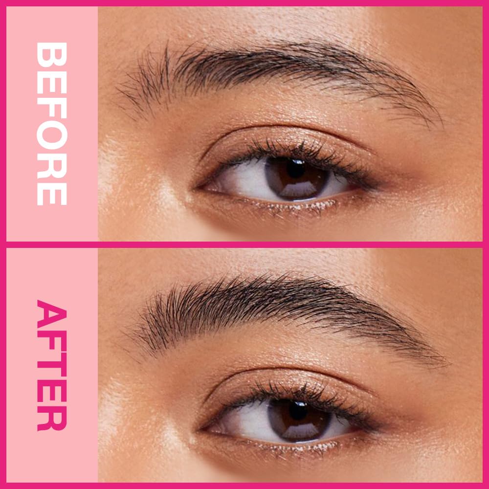 Kaely Microblading Eyebrow Pen with Multiple Fork Tips, Square Brush Magic Eyebrow Contouring Pen Waterproof, 3d Eye Brow Pencils for Women, Create Natural Hair-Like Brows, 104 Black