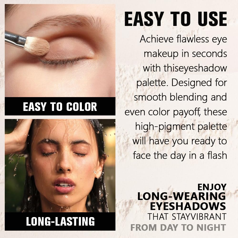 Grey Single Matte Eyeshadow Makeup, Neutral Powde Eye Shadow for Older Women, Smoky Gray Grey Dusty Blue Matte Singles Eyeshadow Palette Pigmented Waterproof,Girls Monochrome Eyeshadows Gift 28