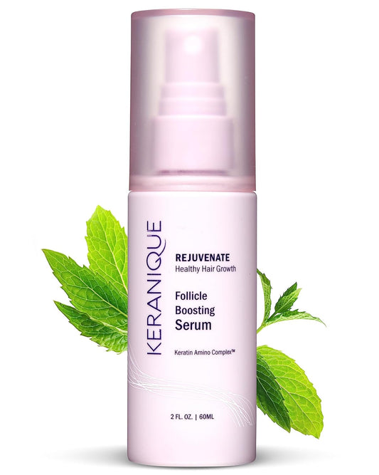 Keranique Follicle Booster - Keratin Enriched Hair Follicle Stimulator Spray for Thicker, Fuller Density Restoration