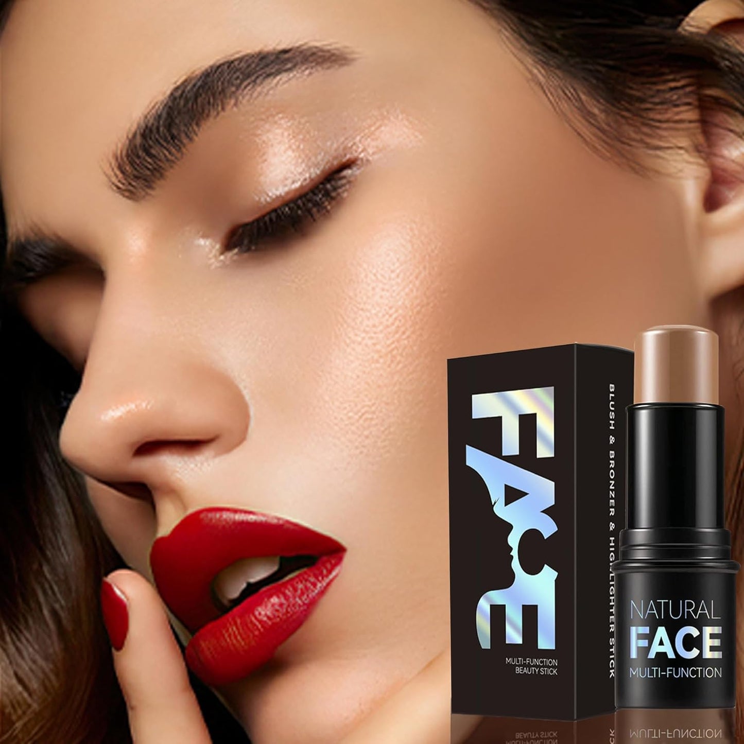 Highlighter Contour Stick, Milk Makeup Contour, Blush Sticks, Highlight Contour Palette, Glint Highlighter, Make Up Highlighter, Contouring Stick, Highlighter Makeup Stick, 02#CHAMPAGNE GOLD