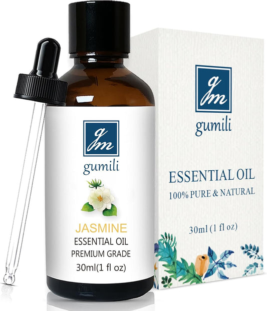 Jasmine Essential Oil, Fragrance Oil Scent Oils for Soap, Dryer Balls, Diffusers, Laundry, Bath Salts - 1 oz/30ml