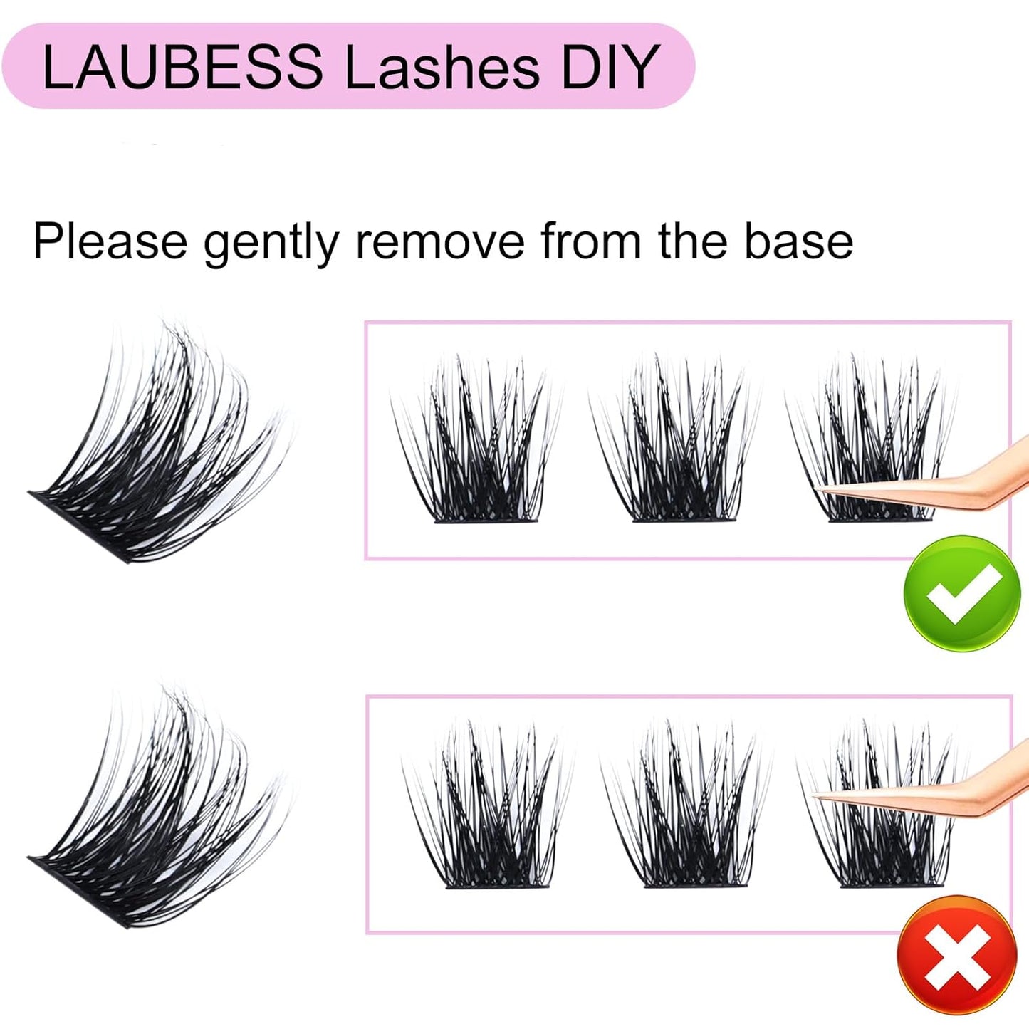 Lash Clusters 9-16mm 72pcs Individual Lashes D Curl Cluster Lashes Mixed Length Eyelash Clusters DIY Lash Extension Kit Cluster Eyelash Extensions (03-0.07D, 9-16mm)