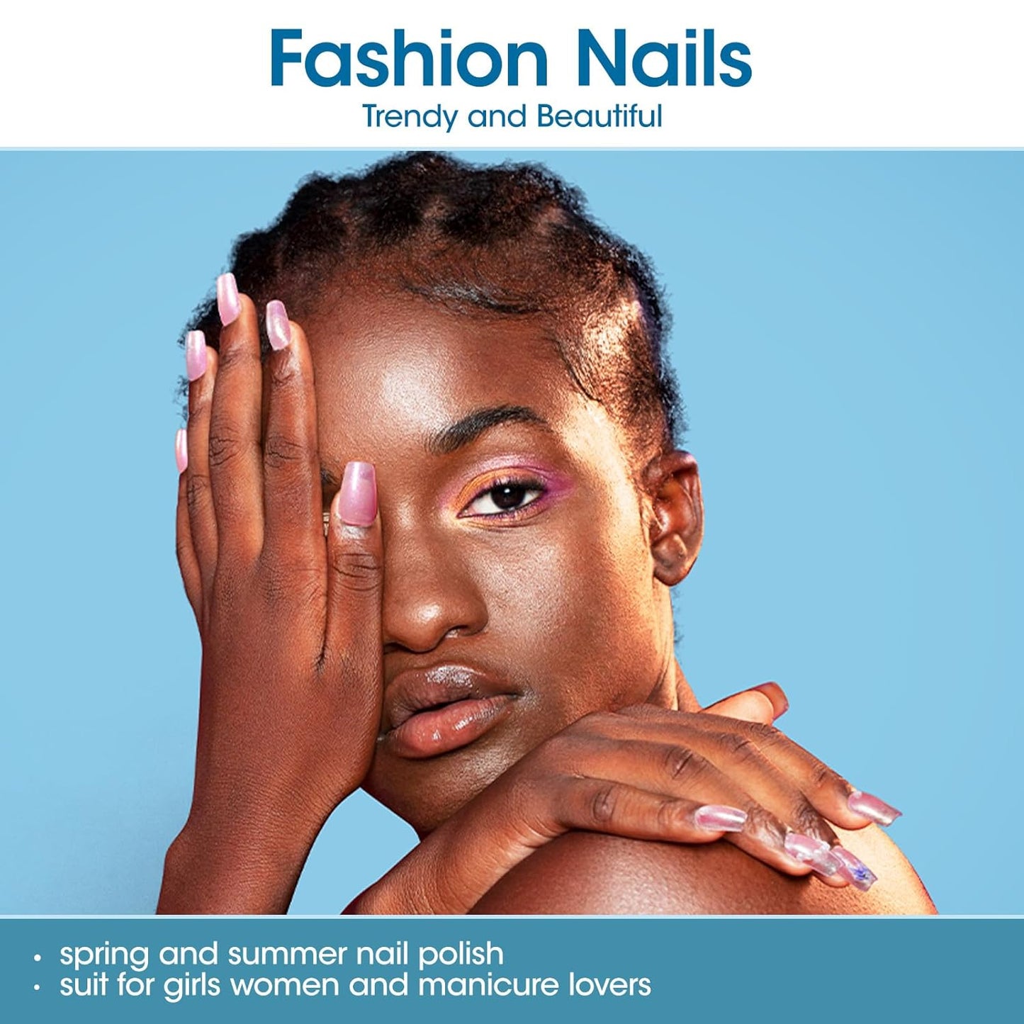 GELLEN Shimmer Pastel Nail Polish, Buildable Sheer Natural Regular Nail Polish Quick Dry Translucent 6 Colors Set for Acrylic Natural Nails Home Salon, Non Gel, Chip Resistant, Hema Free, Non-toxic