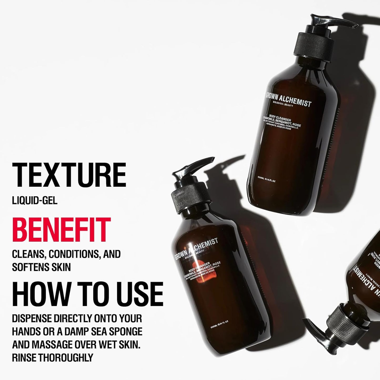 Grown Alchemist Body Cleanser and Body Cream DUO Kit (500ml each)