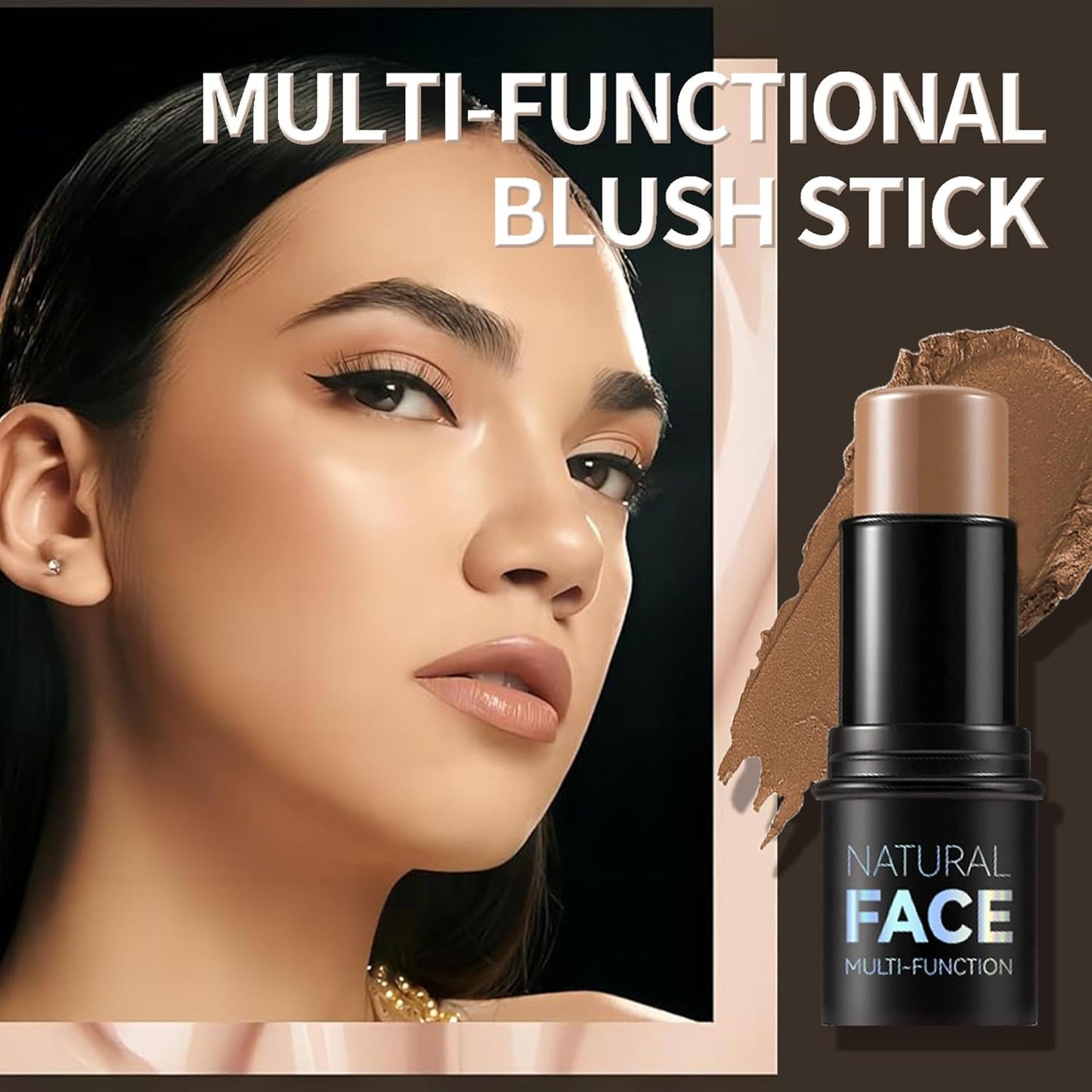 Highlighter Contour Stick, Milk Makeup Contour, Blush Sticks, Highlight Contour Palette, Glint Highlighter, Make Up Highlighter, Best Contouring Stick, Highlighter Makeup Stick, 04#MOCHA