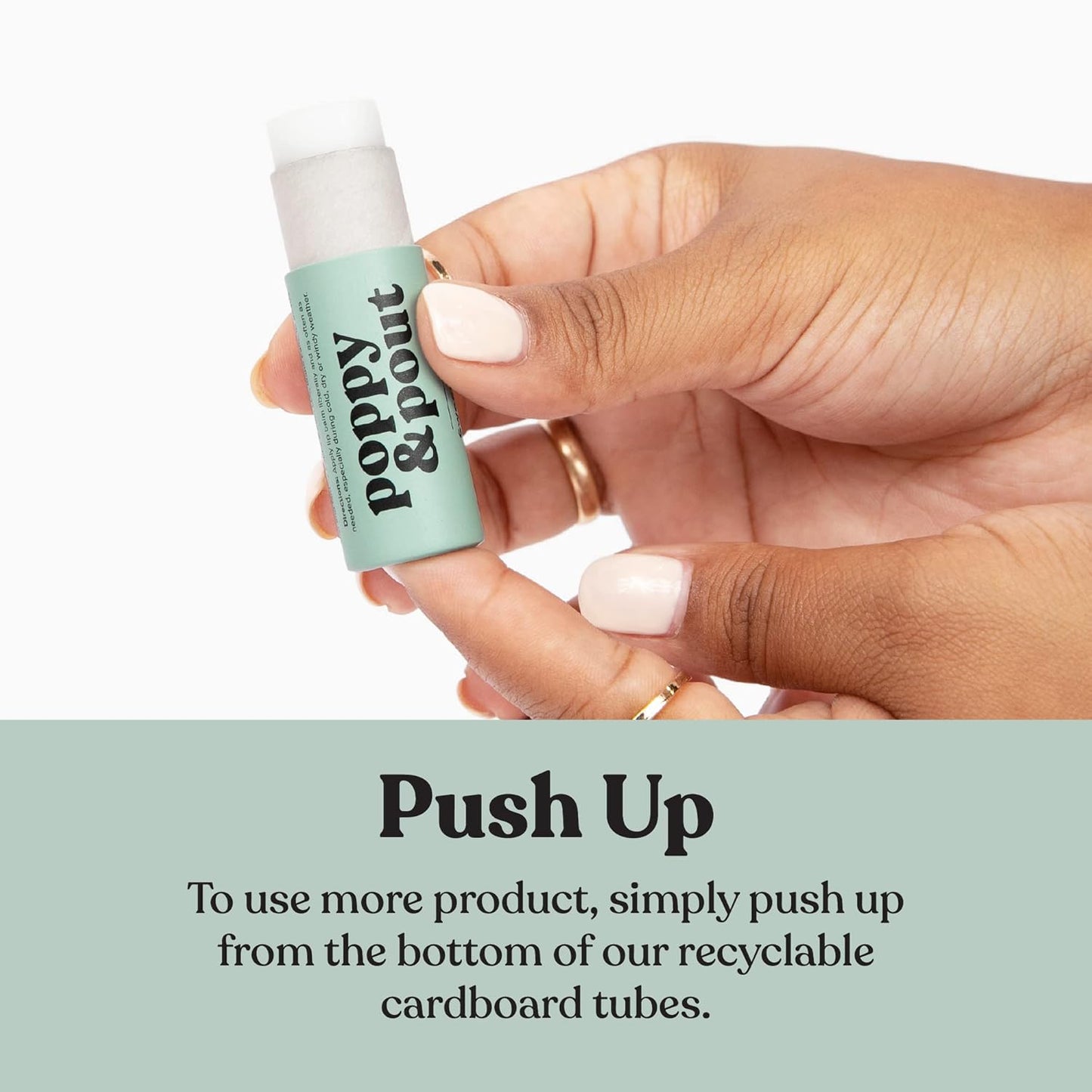 Jumbo Lip Balm Gift Set (10-Pack) | Poppy & Pout All Natural Lip Balms & Moisturizers | Hydrates with Beeswax, Vitamin E, Organic Coconut Oil | Cruelty-Free | Lip Balm in Recyclable Cardboard Tube