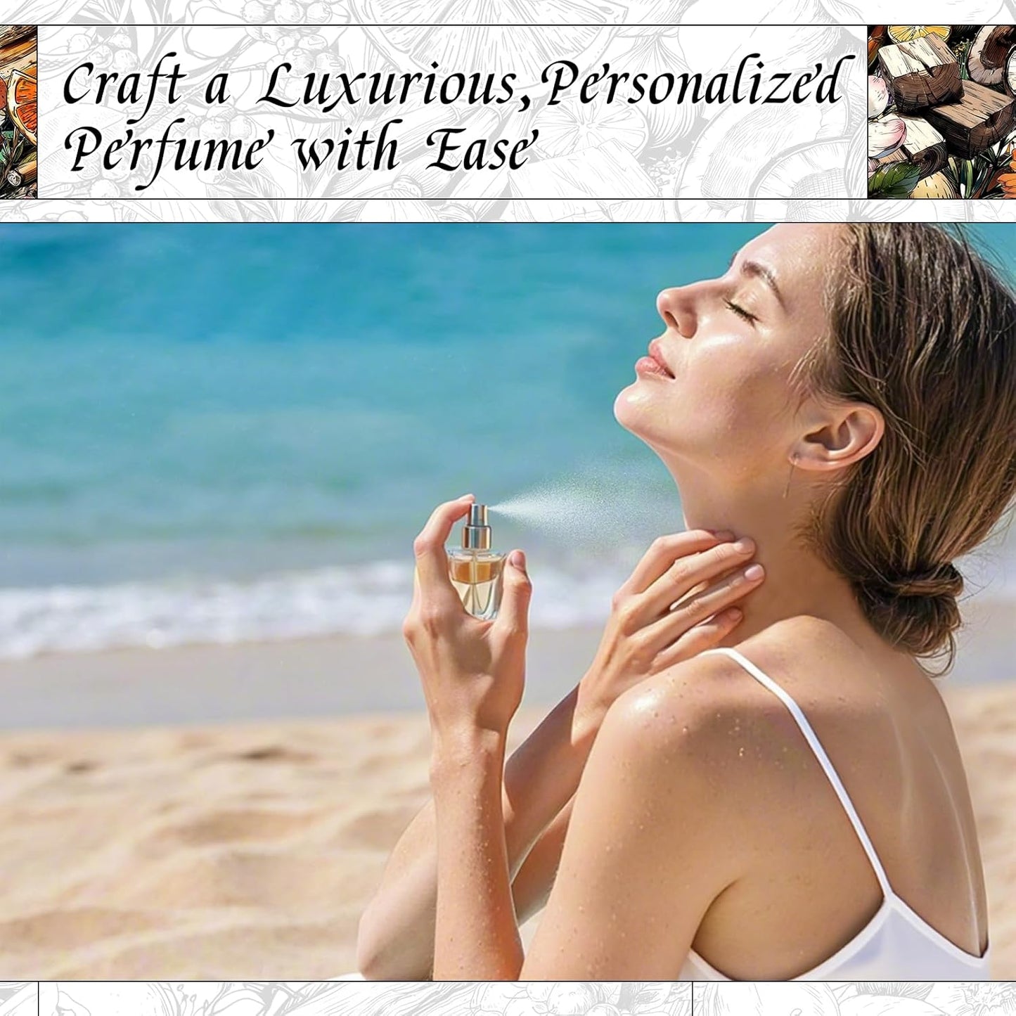 HIQILI Guardian Rose Fragrance Oil for Making Candles, Inspired by Byrdo No Men's Land Rosa, DIY Soaps, Perfume, Scent Diffusers, Skin & Hair Care - 1Fl Oz