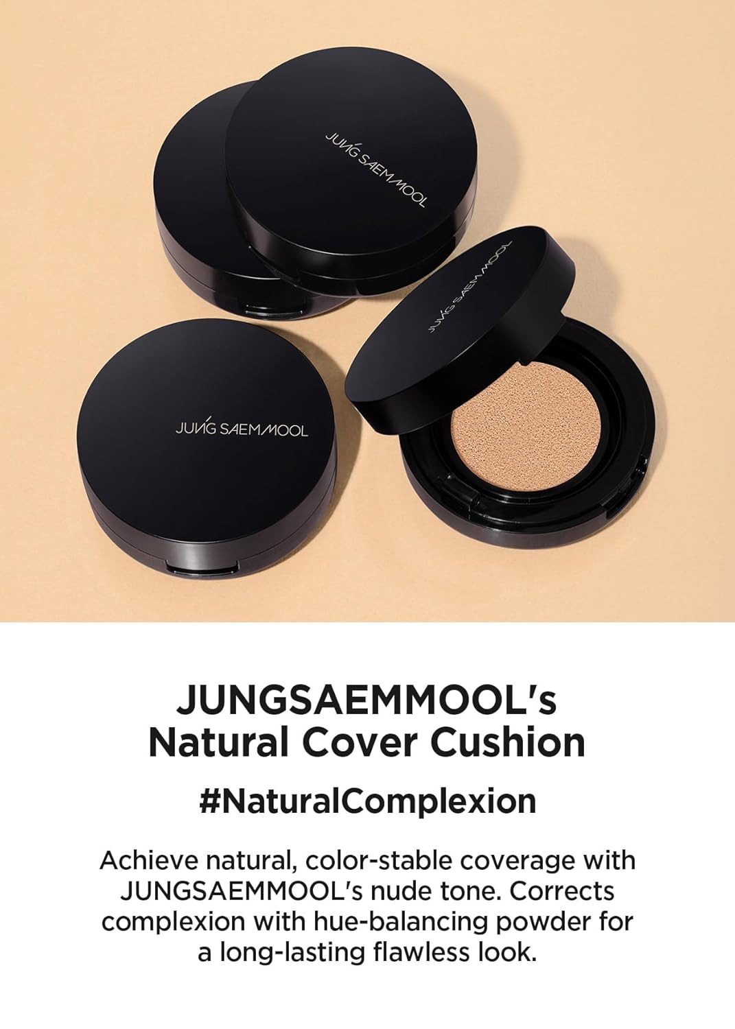 JUNG SAEM MOOL [JUNGSAEMMOOL OFFICIAL] Essential Skin Nuder Cushion Mini (Light)