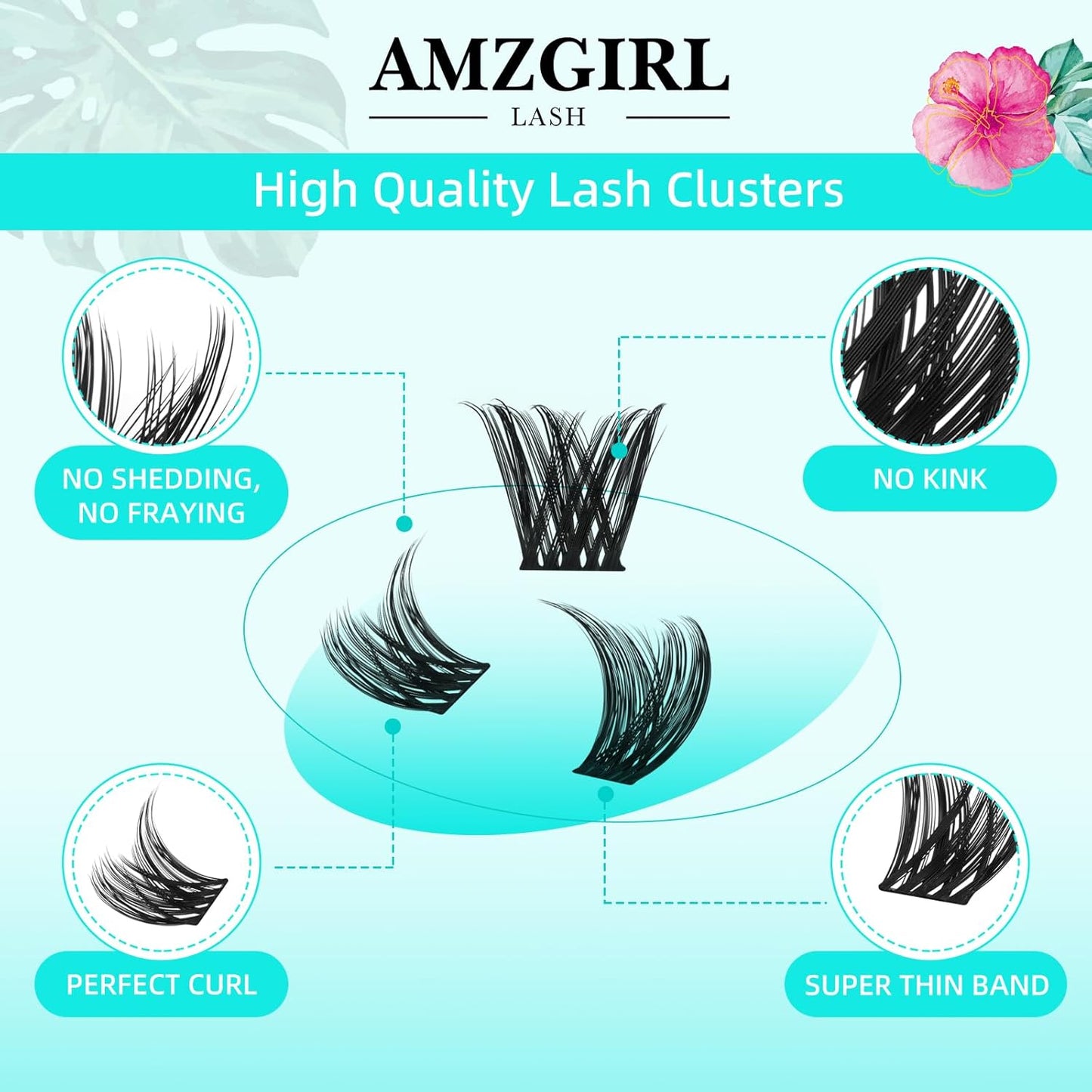 Lash Clusters Wet Look 168Pcs Eyelash Cluster Ultra-Thin Lash Band Eyelashes Extensions Spiky Anime Wide Span Lashes(Tulip,D-Mix10-18mm)