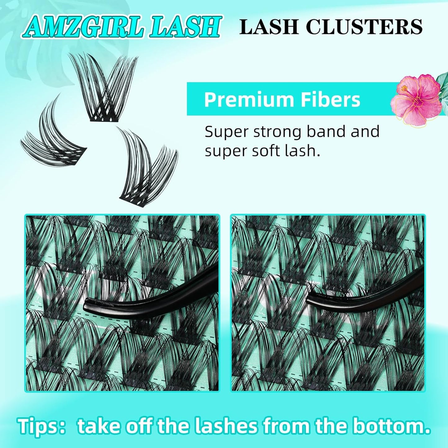 Lash Clusters Wet Look 168Pcs Eyelash Cluster Ultra-Thin Lash Band Eyelashes Extensions Spiky Anime Wide Span Lashes(Hollyhock,D-12mm)