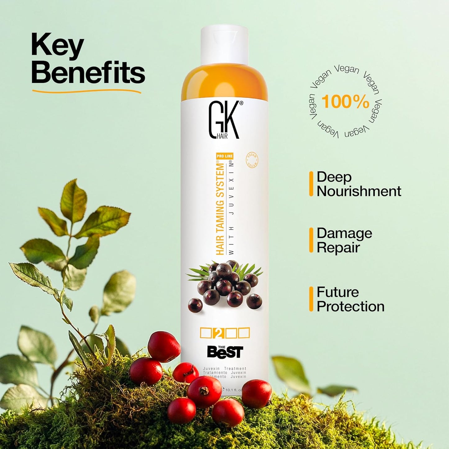 GK HAIR Global Keratin The Best Keratin Treatments 300ml (ACAI 300ml)