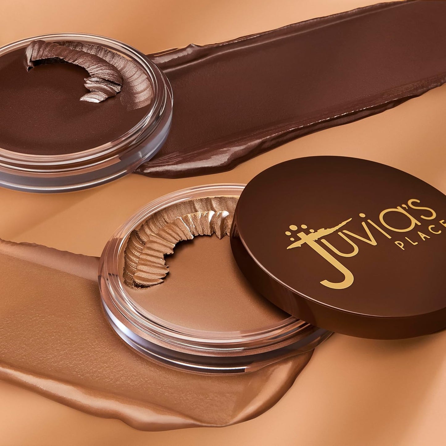 Juvia's Place Bronzed Cream Bronzer Cocoa - Creamy Bronzing Makeup Beauty Glow Sun Kissed Cheek Matte Shimmer Contour Long Lasting Finish Pigmented Bronze Light Buildable Blendable