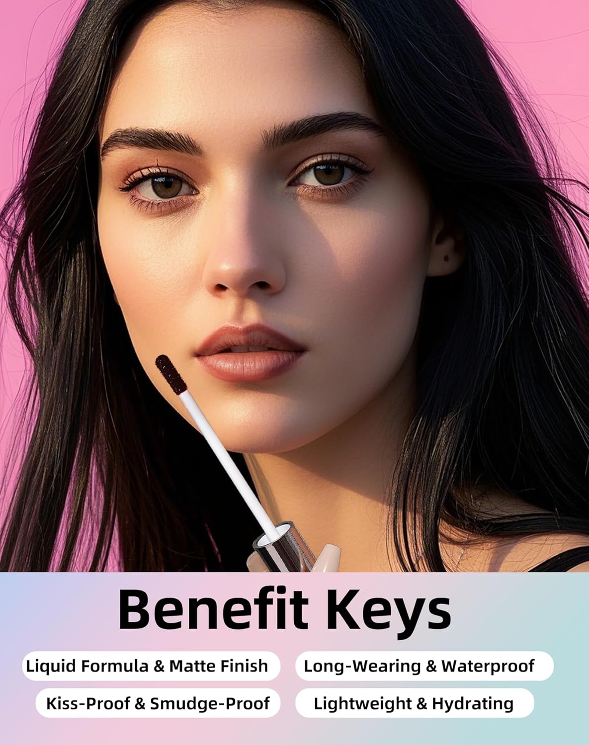 KIMUSE Lip Stain Peel Off, Peel Off Lip Liner Stain with Tweezer, Long Lasting, Waterproof, Transfer Proof Lipstains Color, Smudge-Free, Easy Removal, Matte Finish