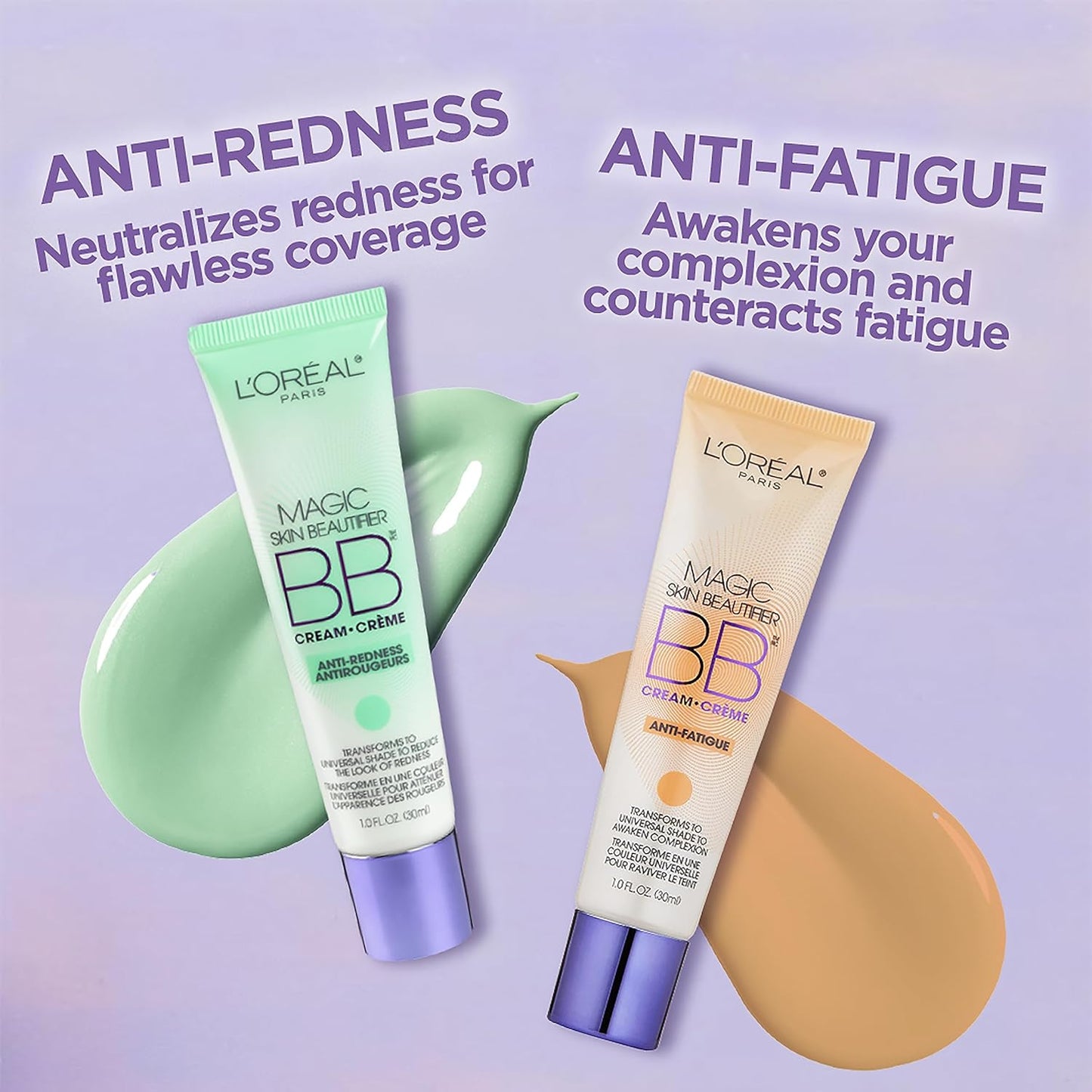 L'Oréal Paris Makeup Magic Skin Beautifier BB Cream Tinted Moisturizer, Medium, 1 fl oz, 1 Count