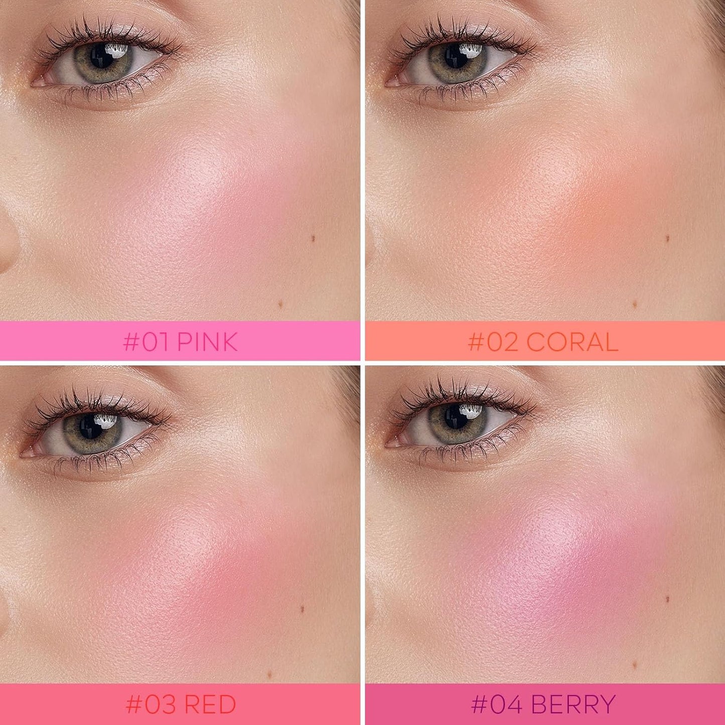 KYDA Water Jelly Tint Blush, Berry, Jelly Tinted Makeup Stick, for Lips and Cheek Stain, Buildable Watercolor Finish, Lasting Moisturising